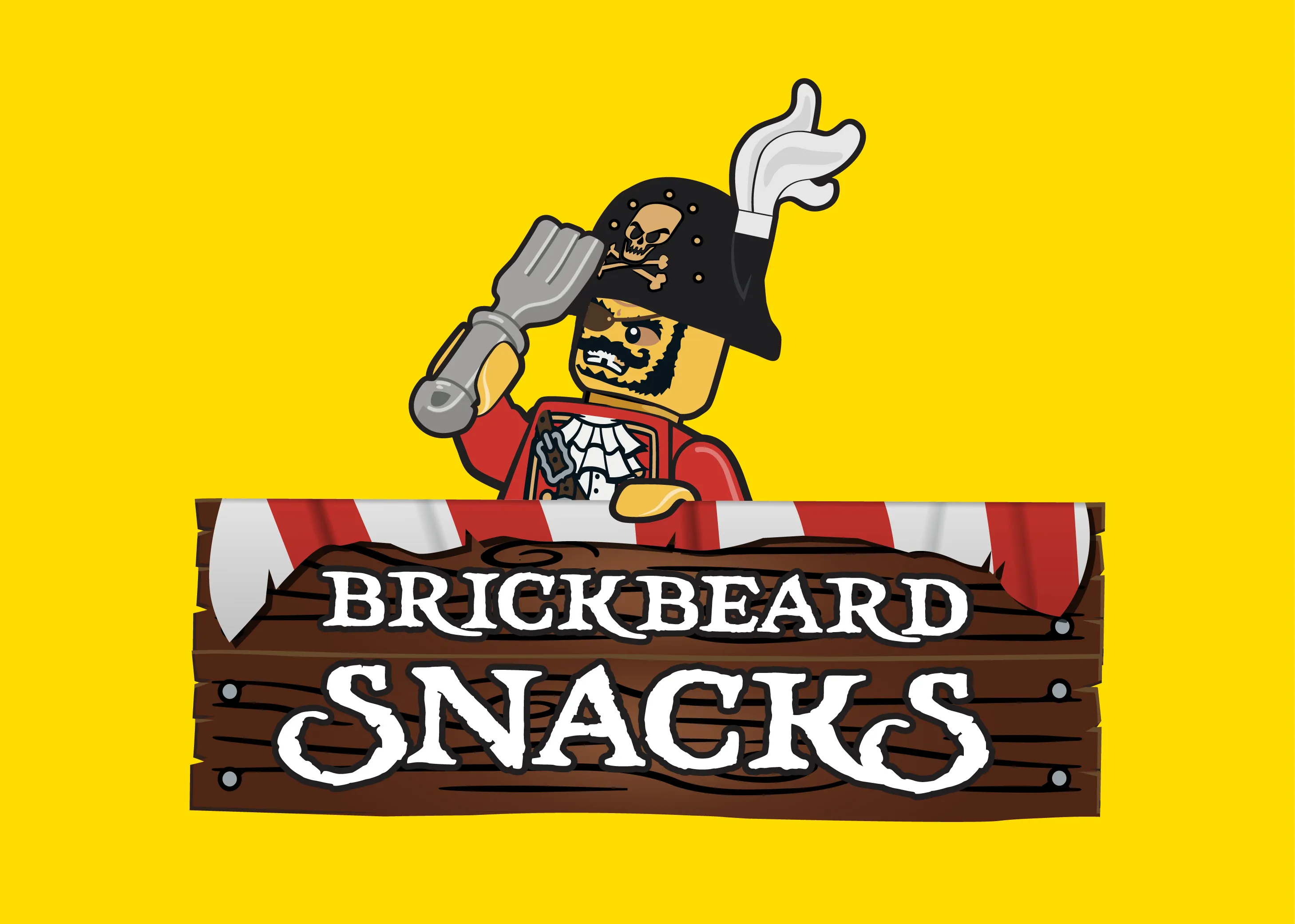 F&B 로고 브릭비어드 스낵