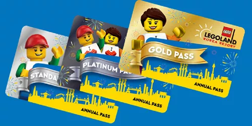LEGOLAND® Korea Resort has launched three types of annual passes – Standard, Gold, Platinum.