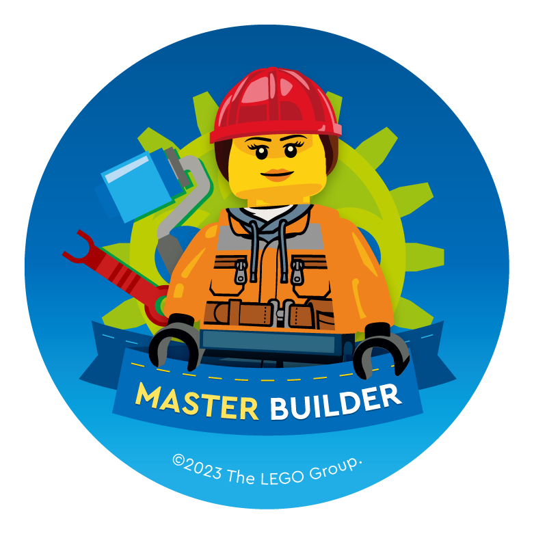레고랜드코리아 Master Builder 스티커(60X60) 230120