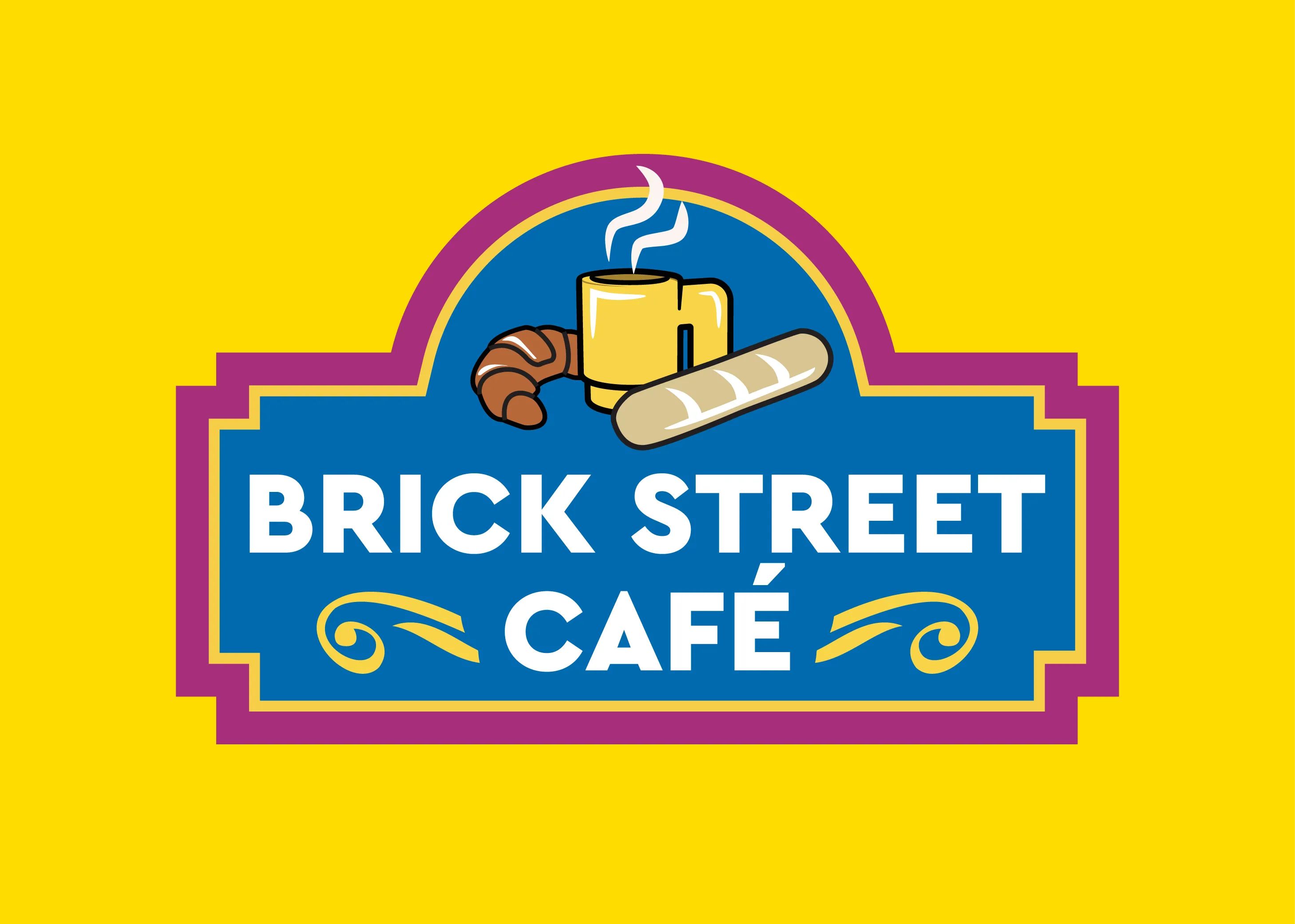 F&B 로고 브릭 스트릿 카페